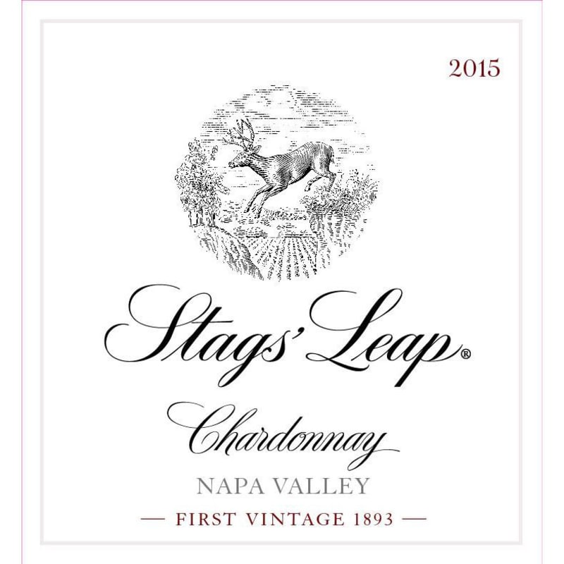 Stags' Leap Winery Napa Valley Chardonnay 2015 Front Label