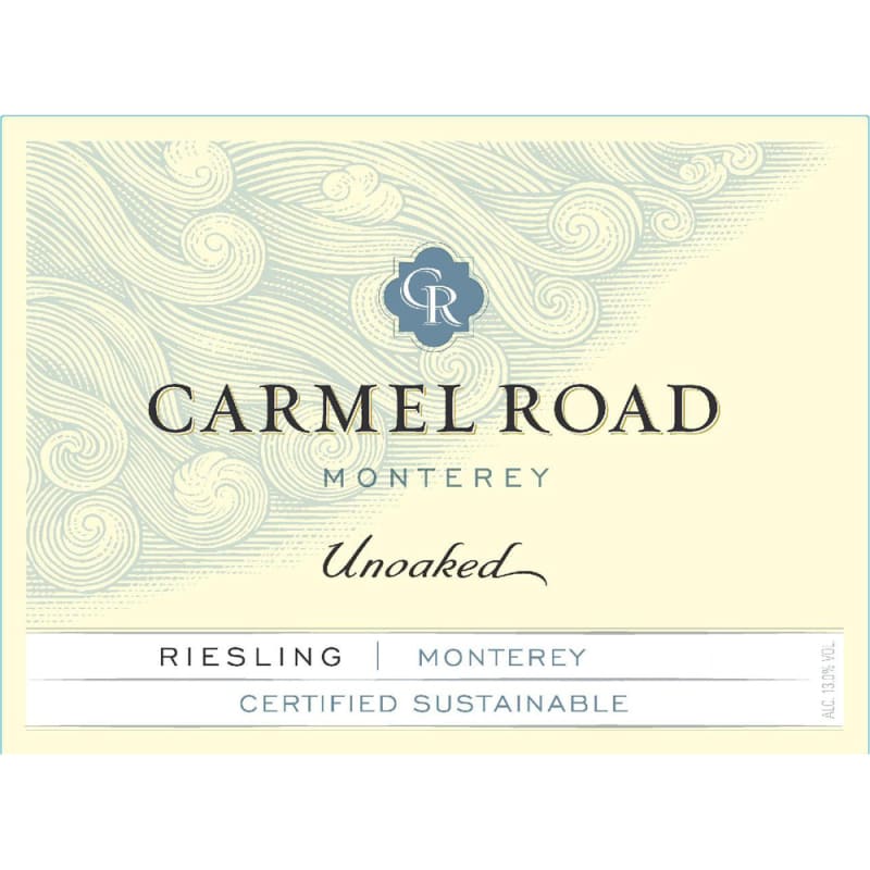 Carmel Road Monterey Unoaked Riesling 2014 Front Label