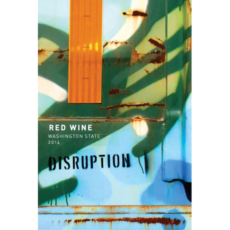 Disruption Red Wine 2014 Front Label