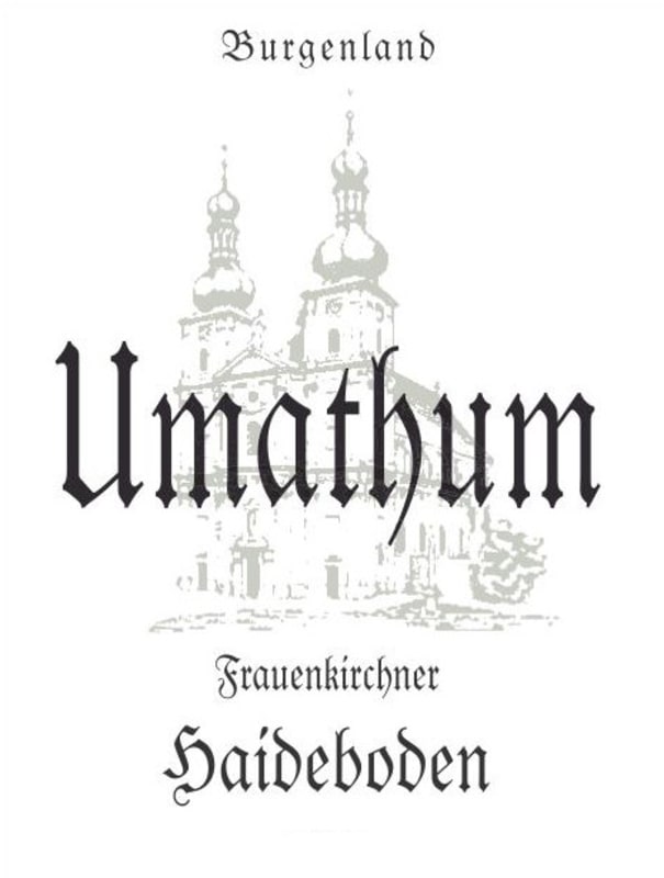Umathum Cuvee Haideboden 2013 Front Label