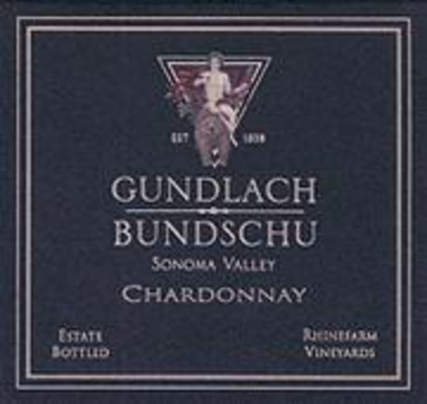 Gundlach Bundschu Sonoma Chardonnay 1998 Front Label