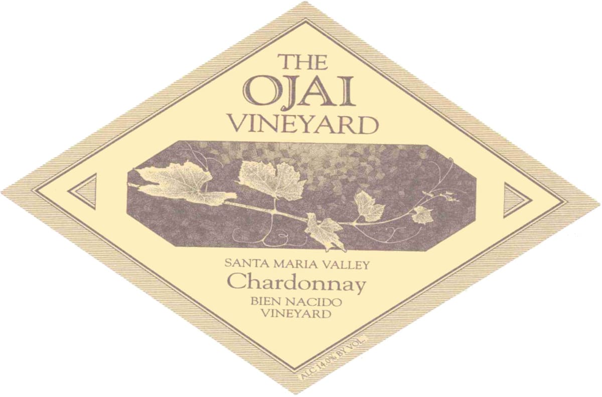 Ojai Bien Nacido Chardonnay 2007 Front Label
