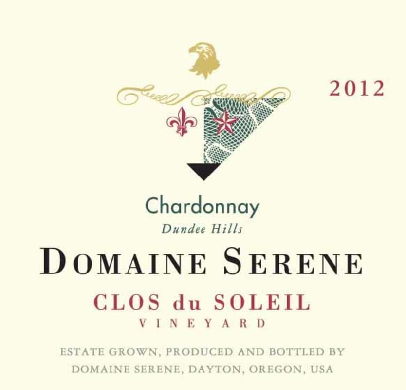 Domaine Serene Clos du Soleil Vineyard Chardonnay 2012 Front Label