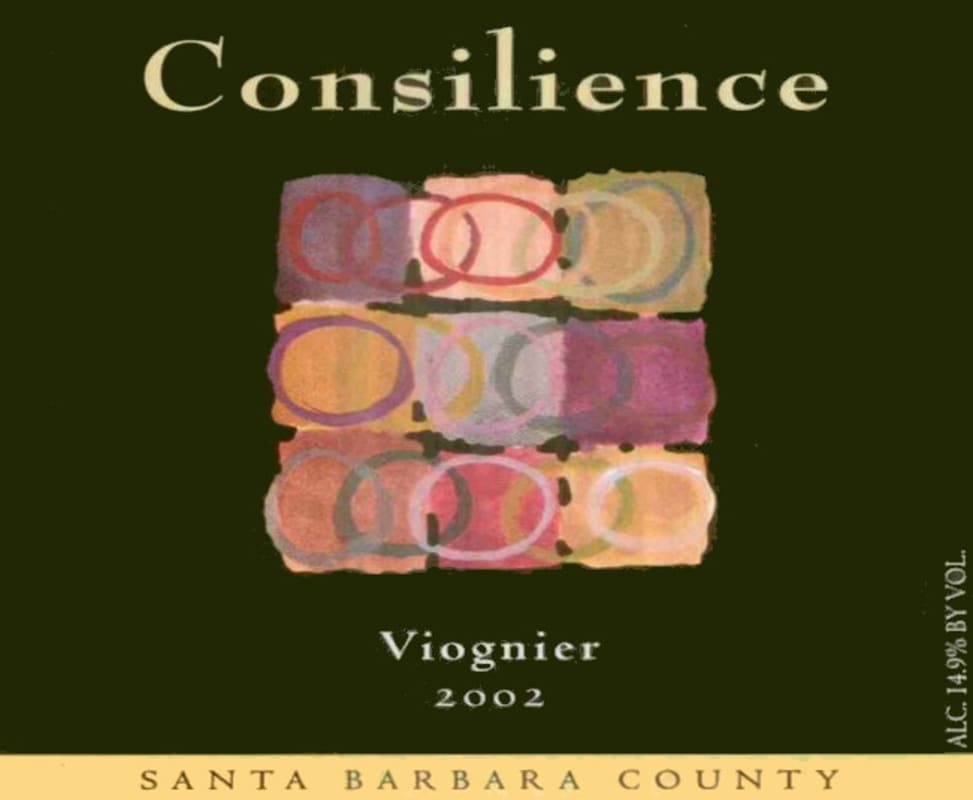 Consilience Viognier 2002 Front Label