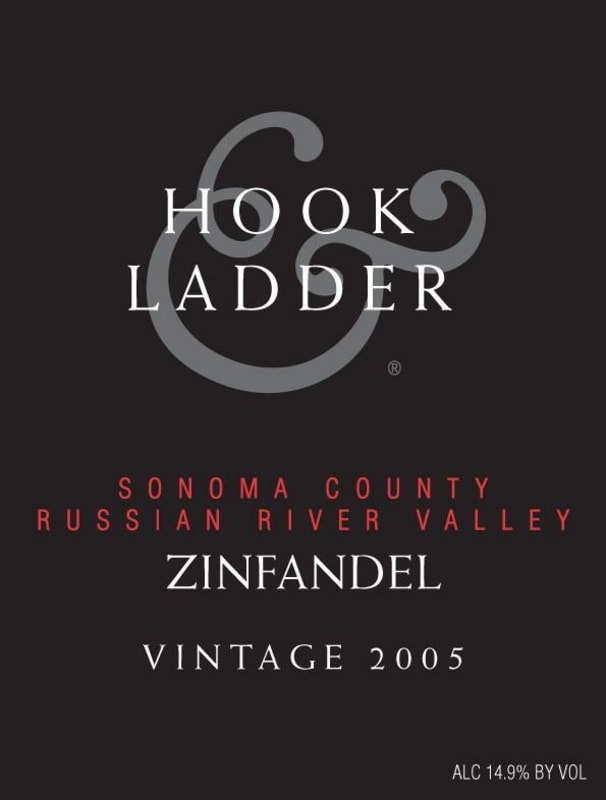 Hook & Ladder Russian River Valley Zinfandel 2005 Front Label