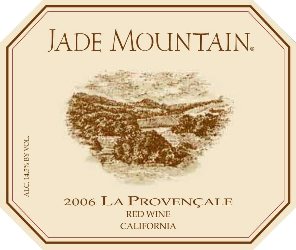 Jade Mountain La Provencale 2006 Front Label