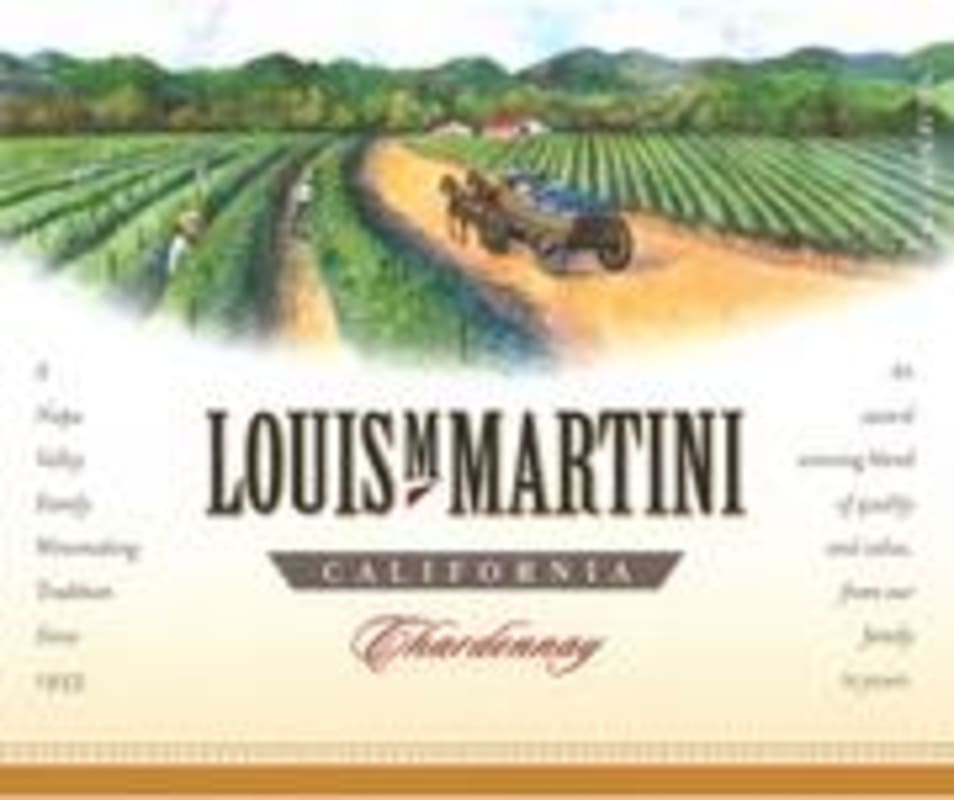 Louis Martini Chardonnay 1997 Front Label
