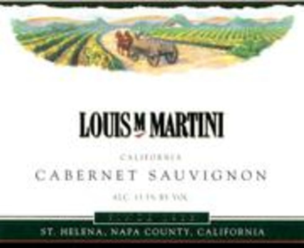 Louis Martini Cabernet Sauvignon (half-bottle) 1998 Front Label