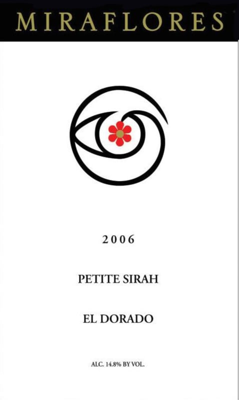 Miraflores Petite Sirah 2006 Front Label