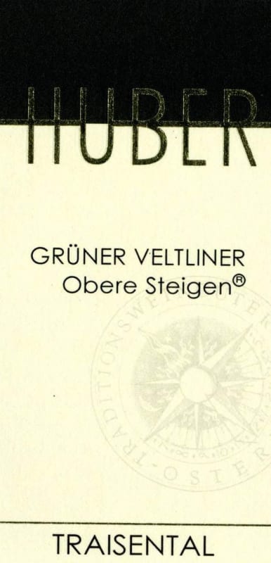 Markus Huber Obere Steigen Gruner Veltliner 2013 Front Label