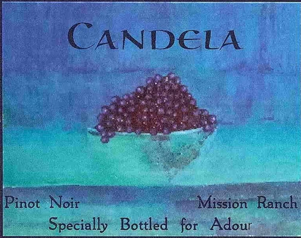 Candela Cellars Mission Ranch Pinot Noir 2007 Front Label