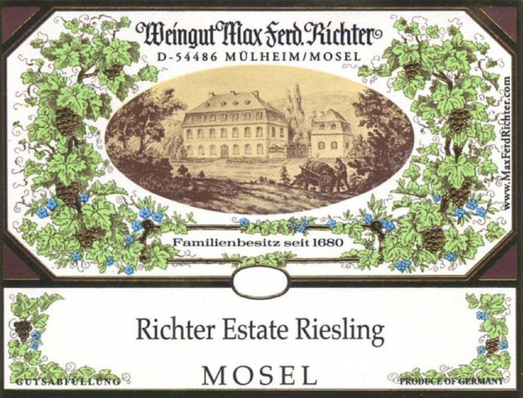 Richter Richter Estate Riesling 2014 Front Label