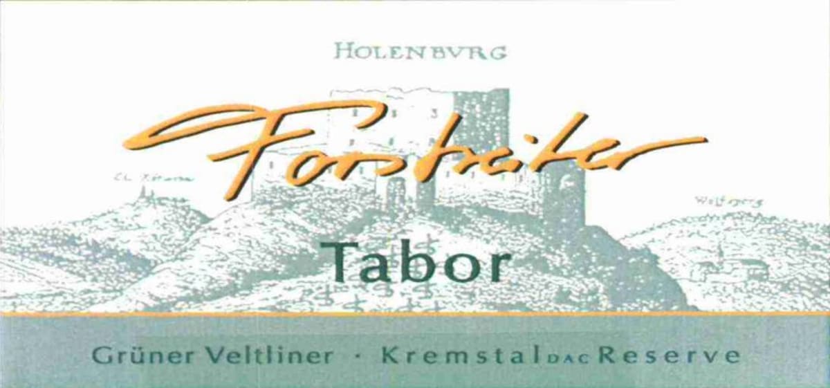 Meinhard Forstreiter Tabor Reserve Gruner Veltliner 2010 Front Label