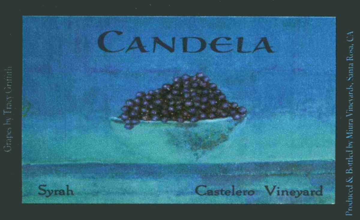 Miura Vineyards Castelero Vineyard Syrah 2007 Front Label