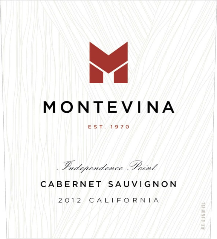 Montevina Independende Point Cabernet Sauvignon 2012 Front Label