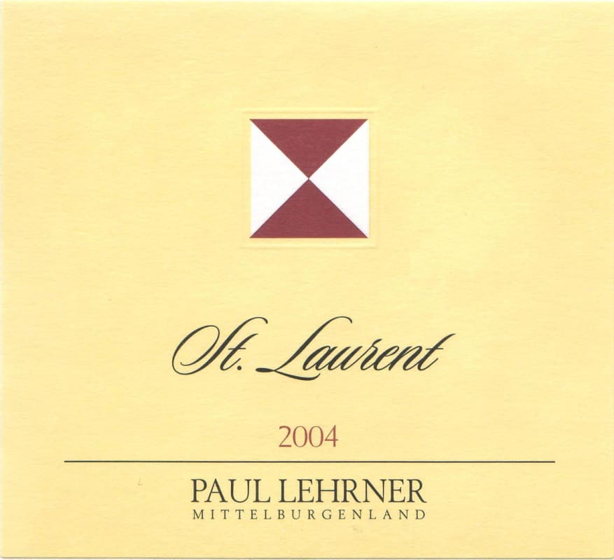 Paul Lehrner St. Laurent 2004 Front Label