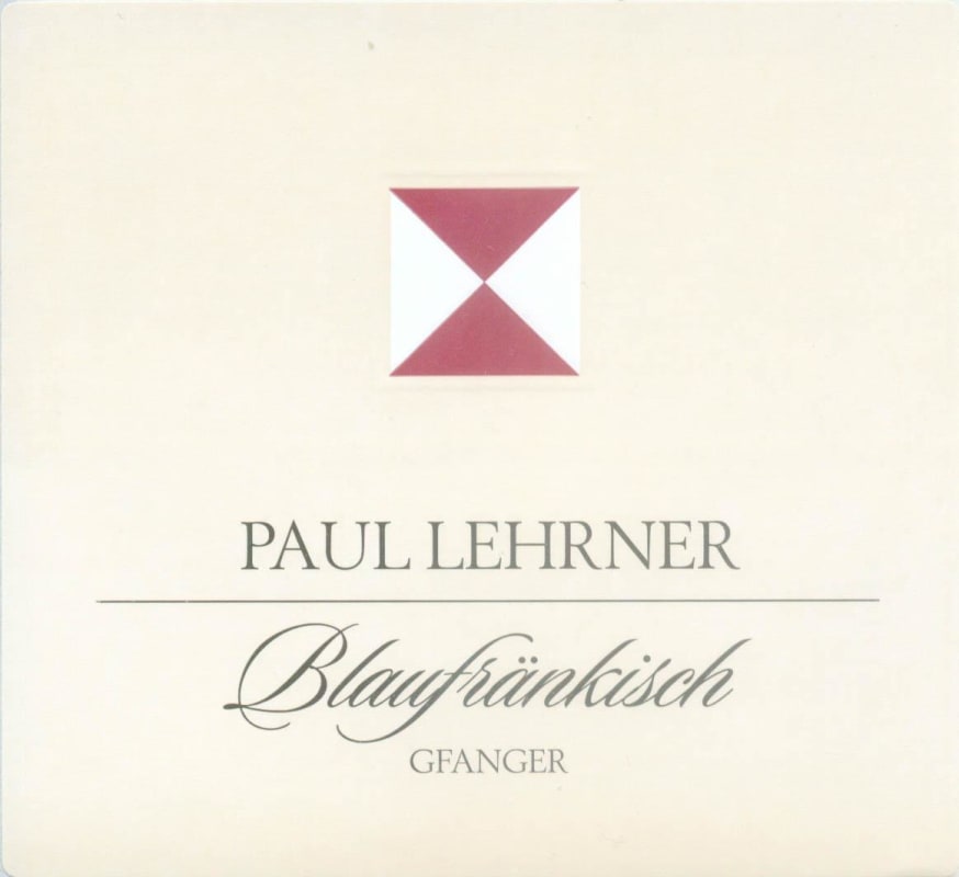 Paul Lehrner Gfanger Blaufrankisch 2007 Front Label
