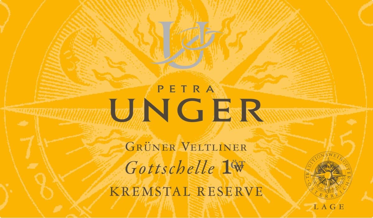 Petra Unger Gottschelle otw Reserve Gruner Veltliner 2013 Front Label