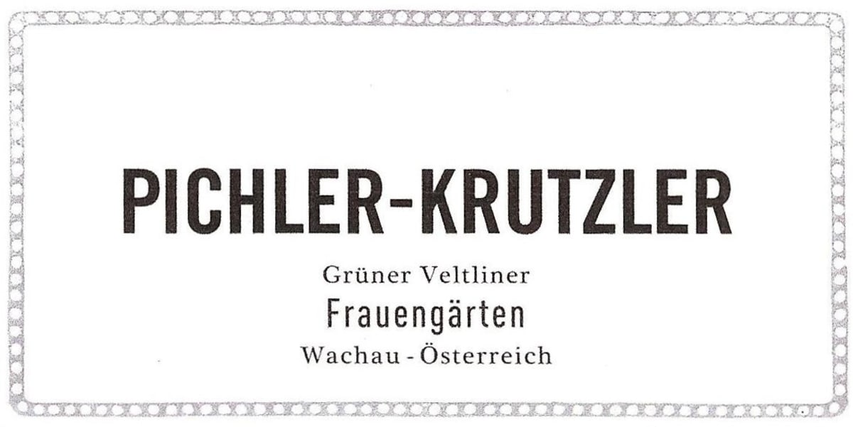 Pichler-Krutzler Frauengarten Gruner Veltliner 2013 Front Label
