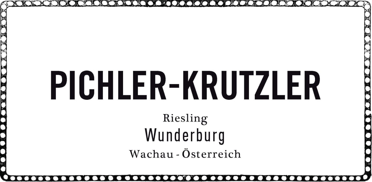Pichler-Krutzler Wunderburg Riesling 2009 Front Label