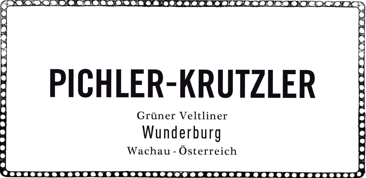 Pichler-Krutzler Wunderburg Gruner Veltliner 2009 Front Label