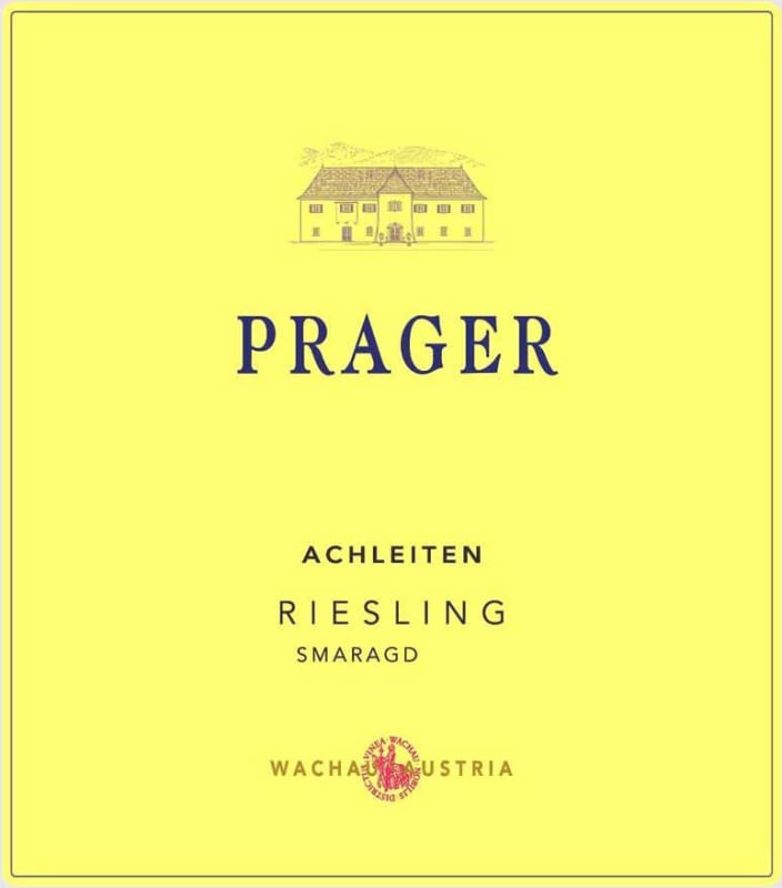 Prager Achleiten Weissenkirchner Smaragd Riesling 2013 Front Label