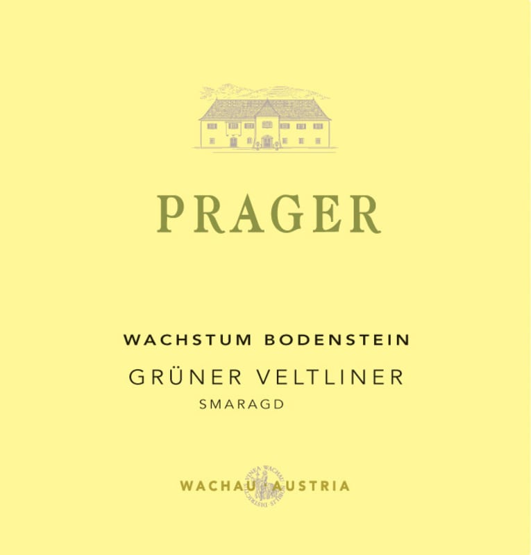 Prager Wachstum Bodenstein Smaragd Gruner Veltliner 2012 Front Label