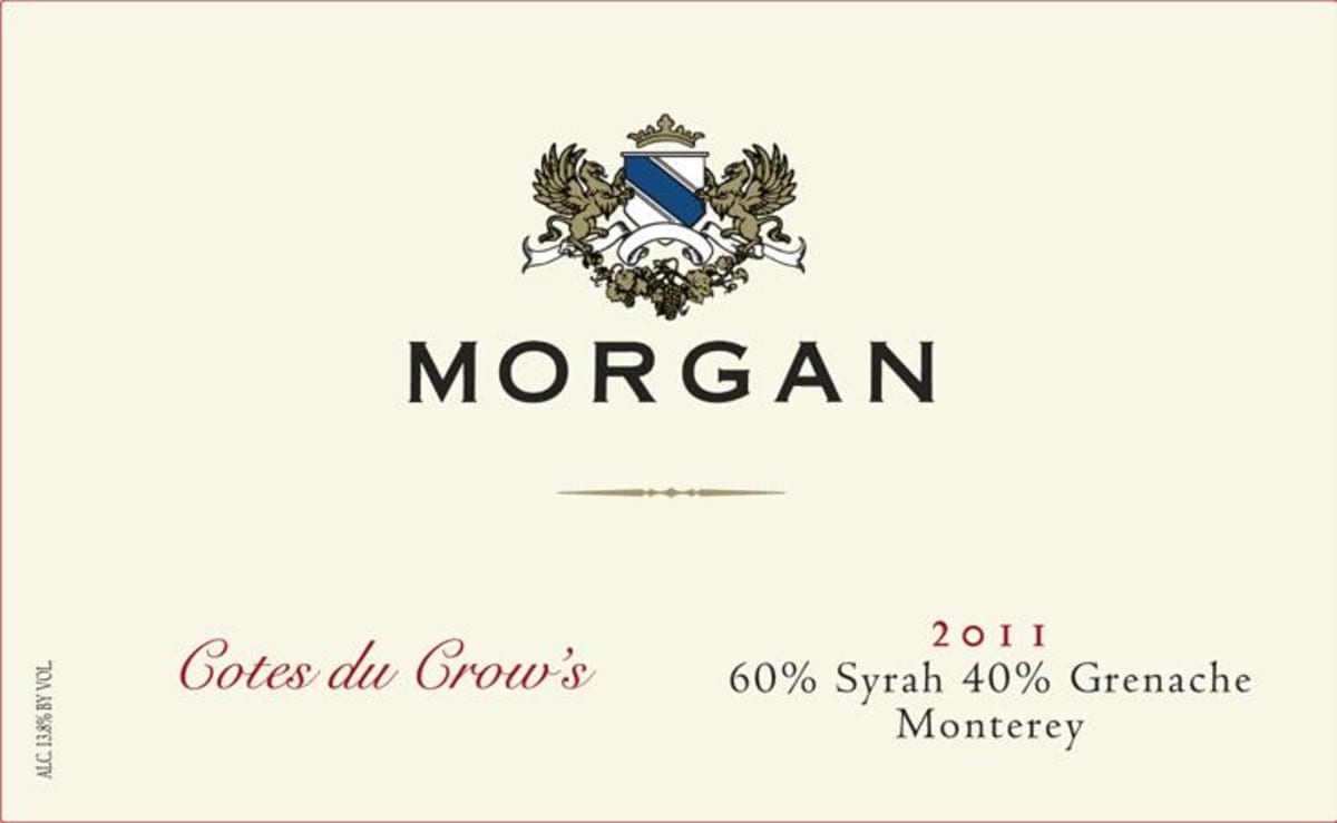 Morgan Cotes du Crow's 2011 Front Label