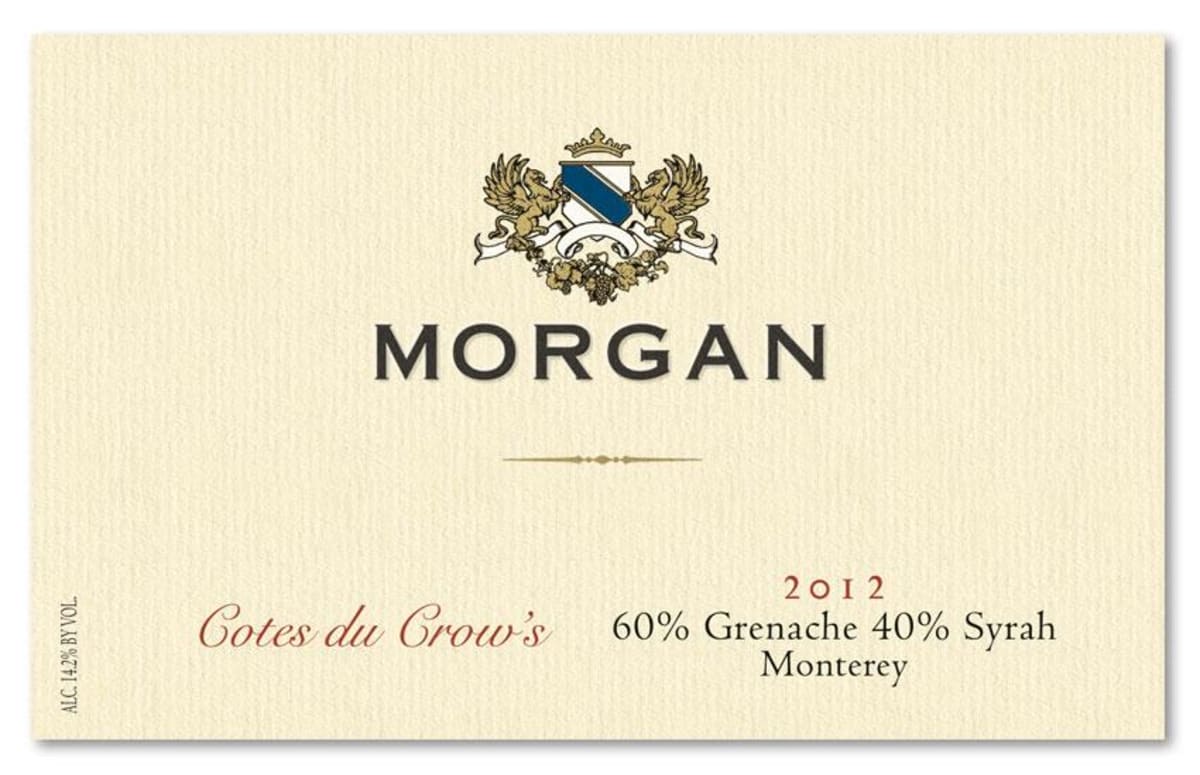 Morgan Cotes du Crow's 2012 Front Label