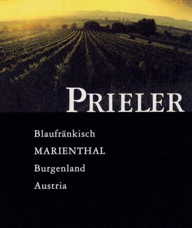 Prieler Marienthal Blaufrankisch 2011 Front Label