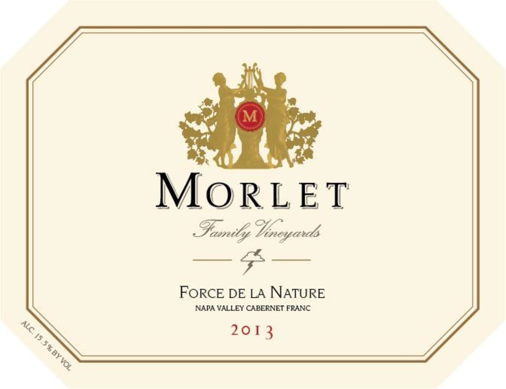 Morlet Force de la Nature Cabernet Franc 2013 Front Label