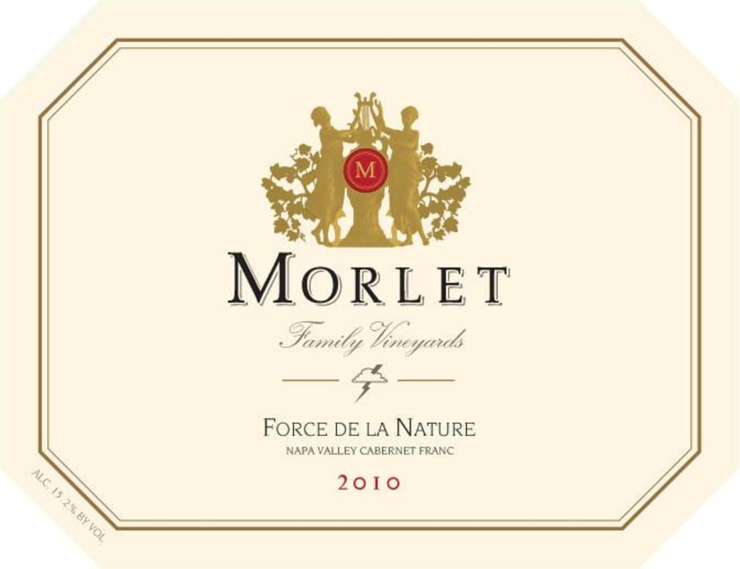 Morlet Force de la Nature Cabernet Franc 2010 Front Label