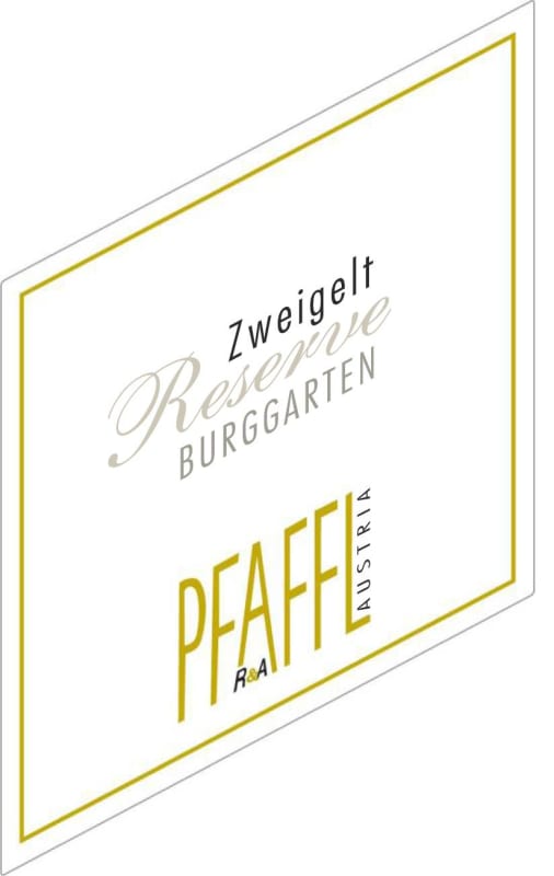 Pfaffl Burggarten Reserve Zweigelt 2012 Front Label