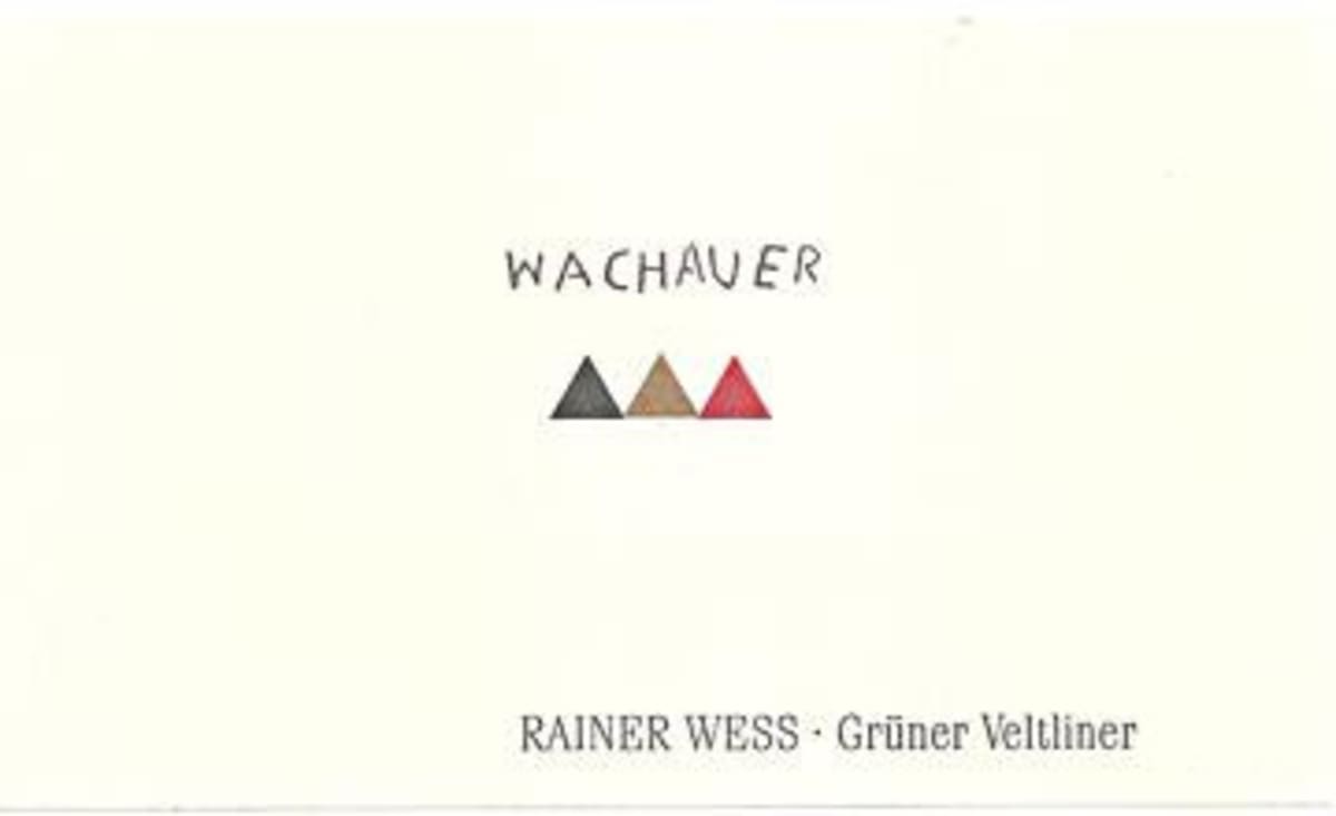 Rainer Wess Wachauer Gruner Veltliner 2014 Front Label