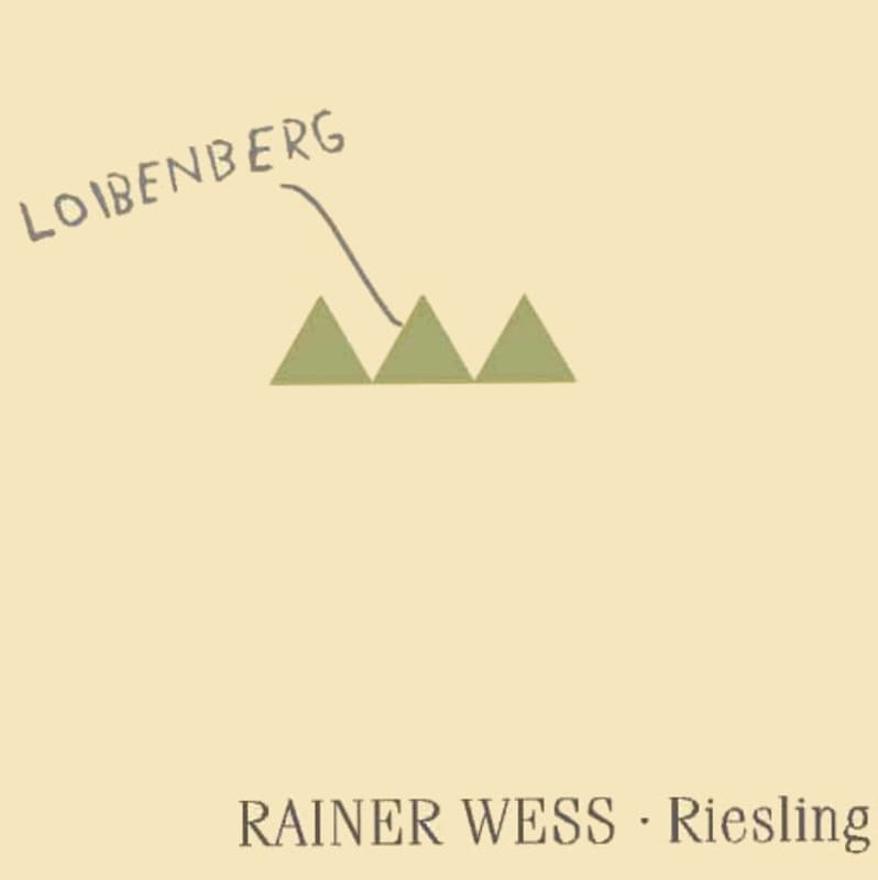 Rainer Wess Loibenberg Riesling 2009 Front Label