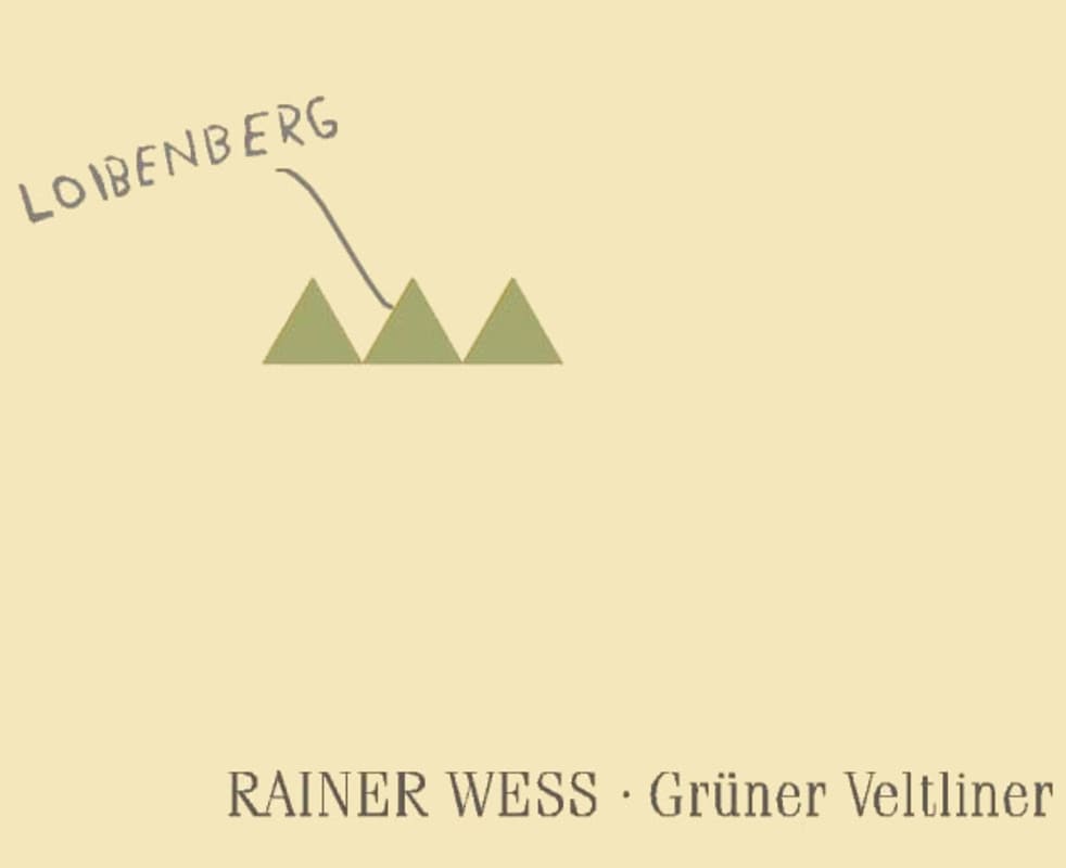 Rainer Wess Loibenberg Gruner Veltliner 2012 Front Label