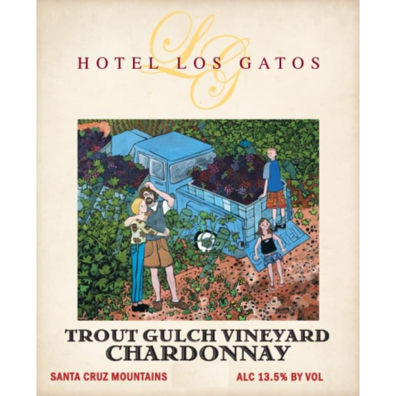 Alfaro Family Trout Gulch Vineyard Chardonnay 2014 Front Label