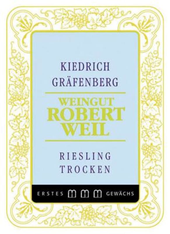 Robert Weil Kiedrich Grafenberg Riesling Erstes Gewachs 2010 Front Label