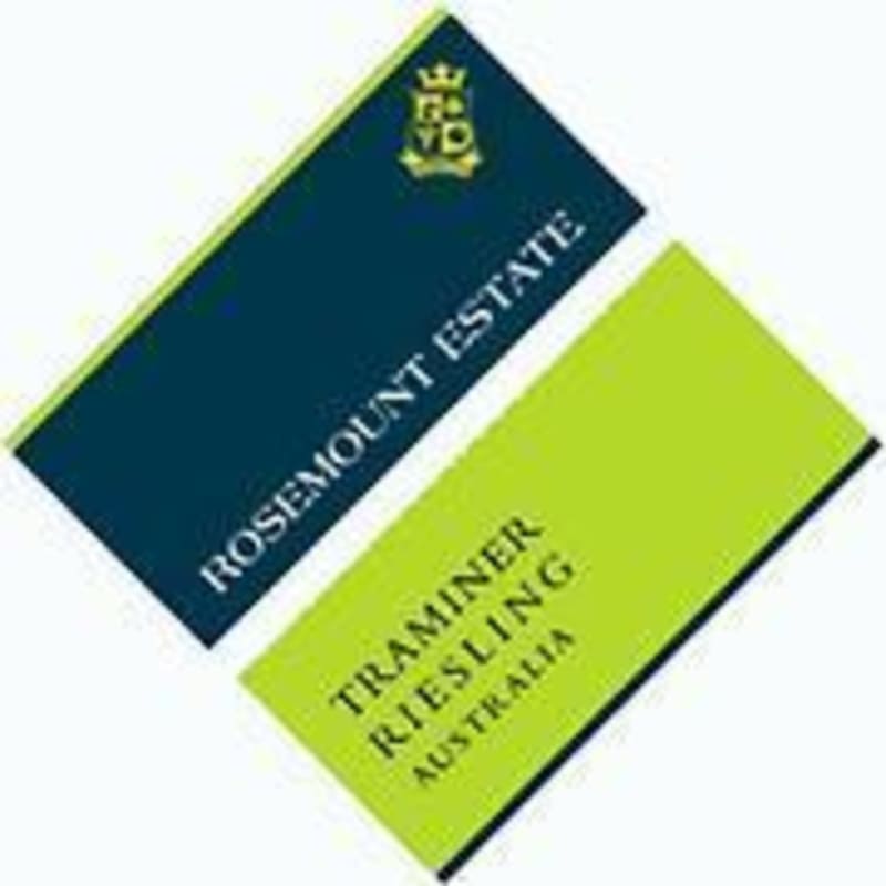 Rosemount Traminer Riesling (Gewurz-Riesling) 1998 Front Label