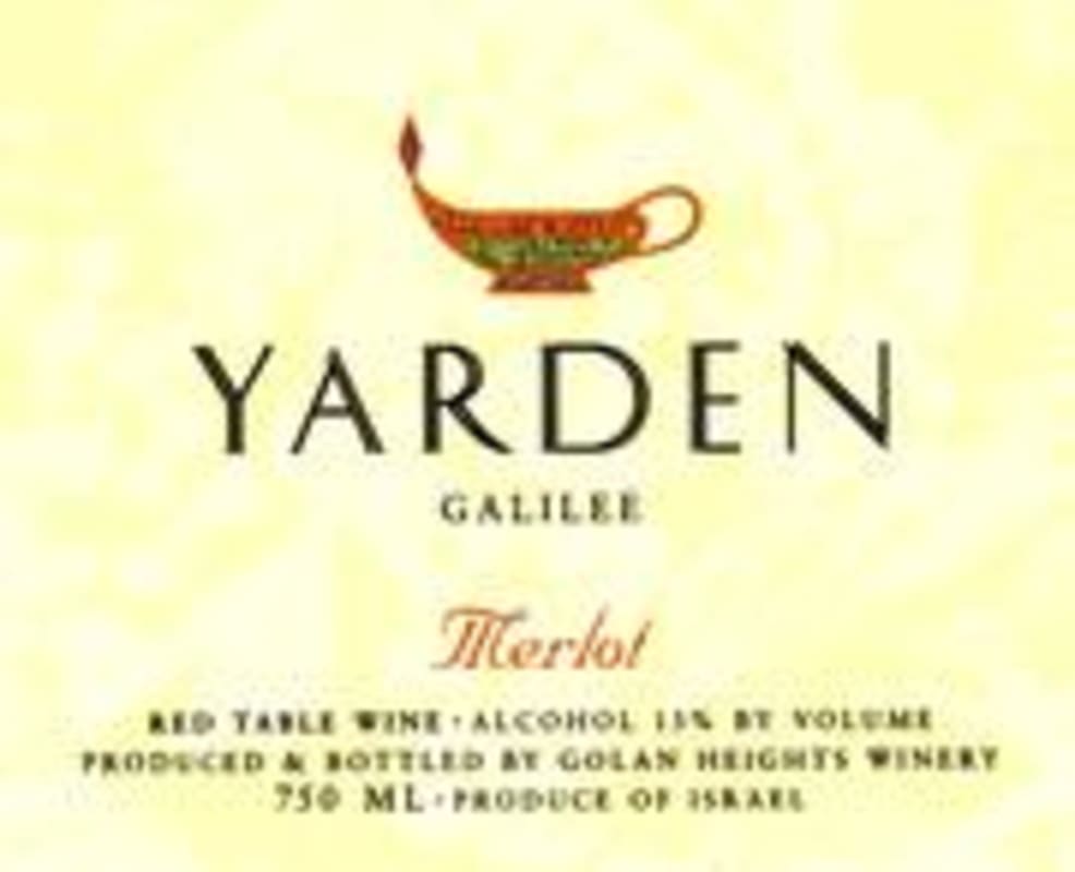 Yarden Merlot (OK Kosher) 1997 Front Label