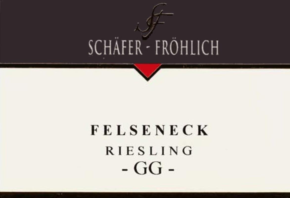 Schafer-Frohlich Felseneck Riesling Grosses Gewachs 2013 Front Label