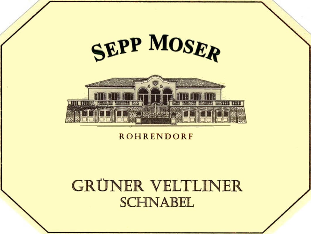 Weingut Sepp Moser Erste OTW Lage Schnabel Gruner Veltliner 2012 Front Label