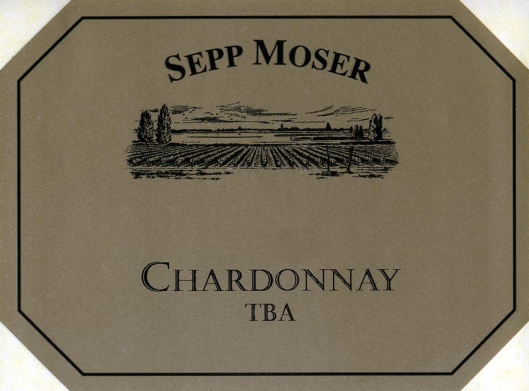 Weingut Sepp Moser Trockenbeerenauslese Chardonnay 2015 Front Label