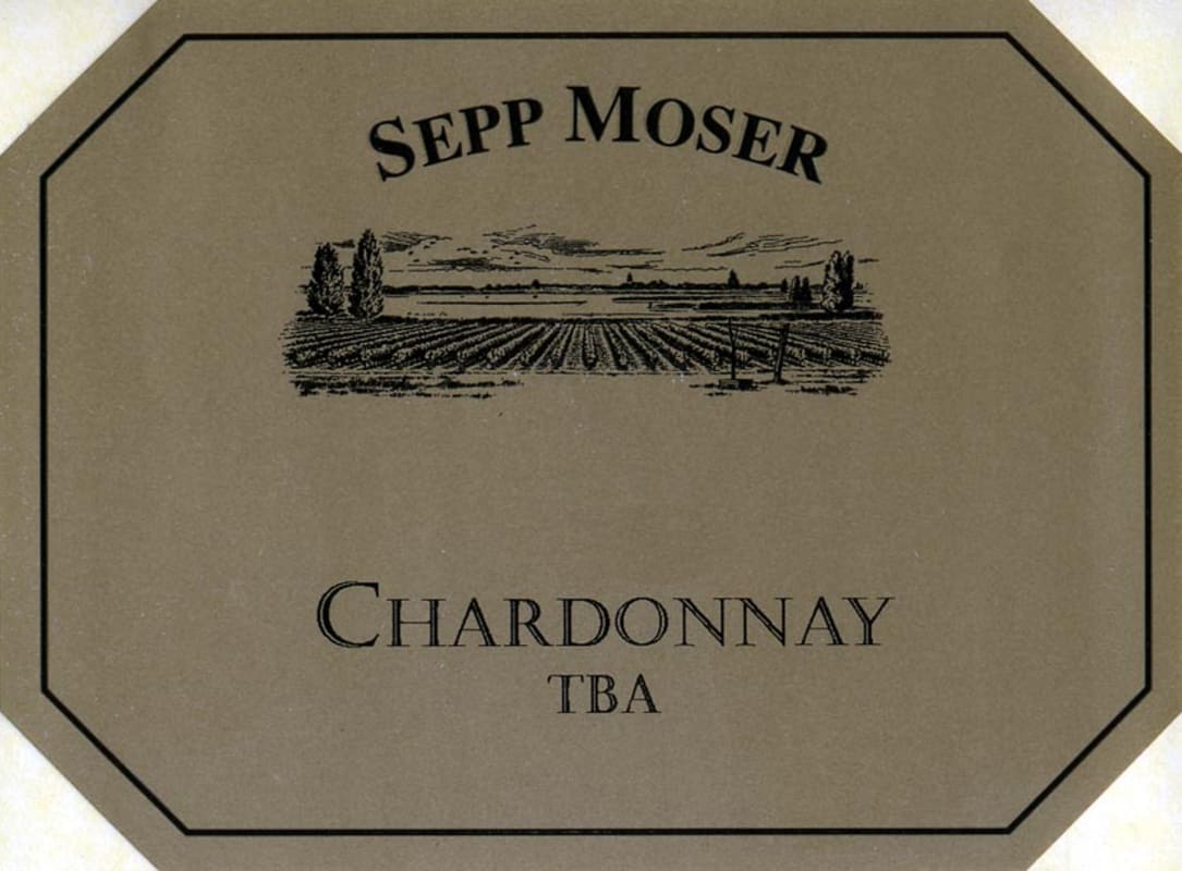 Weingut Sepp Moser Trockenbeerenauslese Chardonnay 2012 Front Label