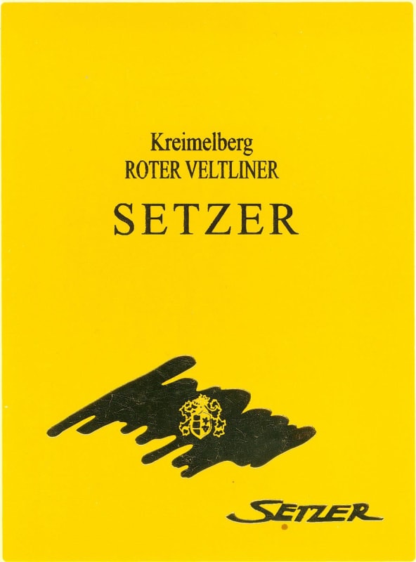 Setzer Kreimelberg Roter Veltliner 2011 Front Label