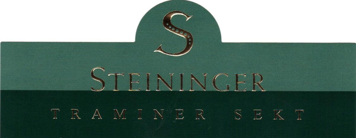 Weingut Steininger Traminer Sekt 2013 Front Label