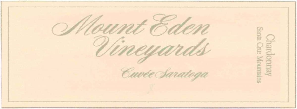 Mount Eden Vineyards Saratoga Cuvee Chardonnay 2007 Front Label