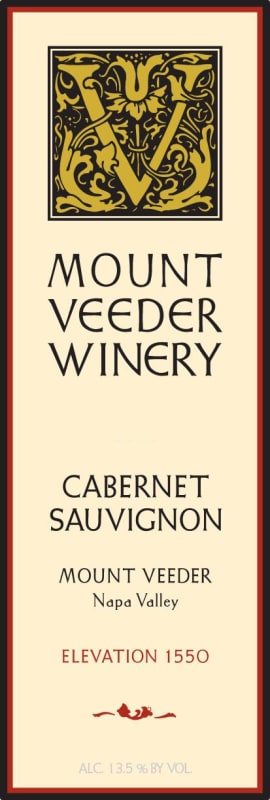 Mount Veeder Winery Elevation 1550 Cabernet Sauvignon 2013 Front Label
