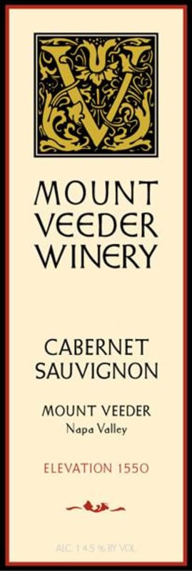 Mount Veeder Winery Elevation 1550 Cabernet Sauvignon 2009 Front Label