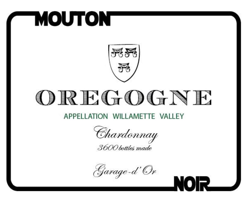 Maison Noir Oregogne Chardonnay 2012 Front Label